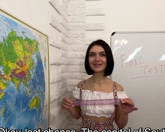 Секс с студенткой - русское порно с разговором на русском