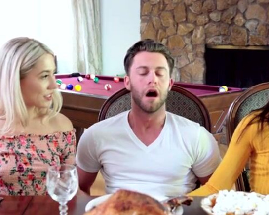 Сводная сестра и кузина делят один член на двоих